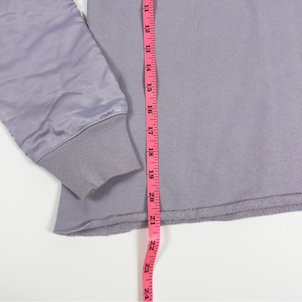 RtA Alessia Off-Shoulder Pullover Sweatshirt Dusk Mauve Size XXS Revolve Casual - Picture 8 of 10